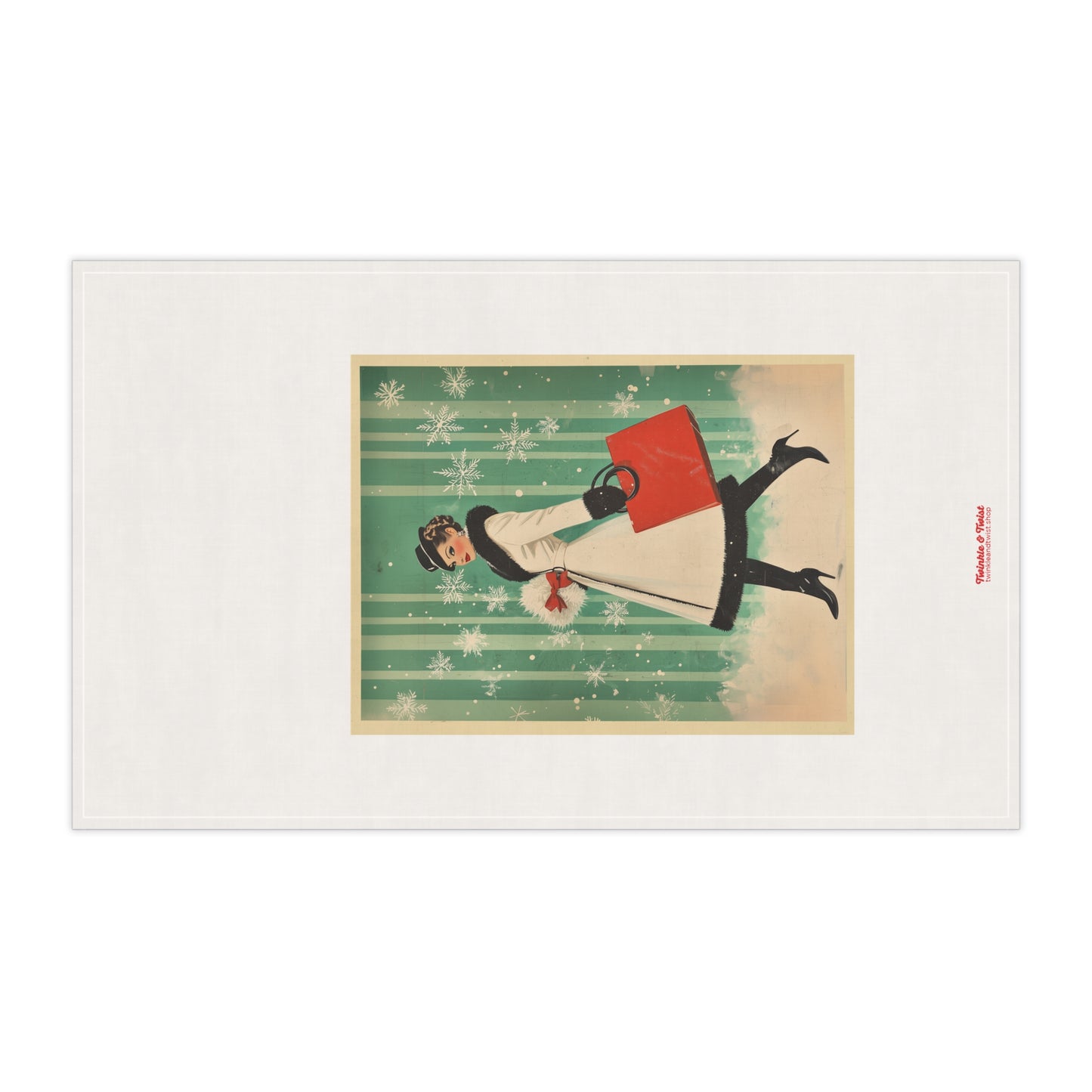 Holiday Shopping Hand Towel