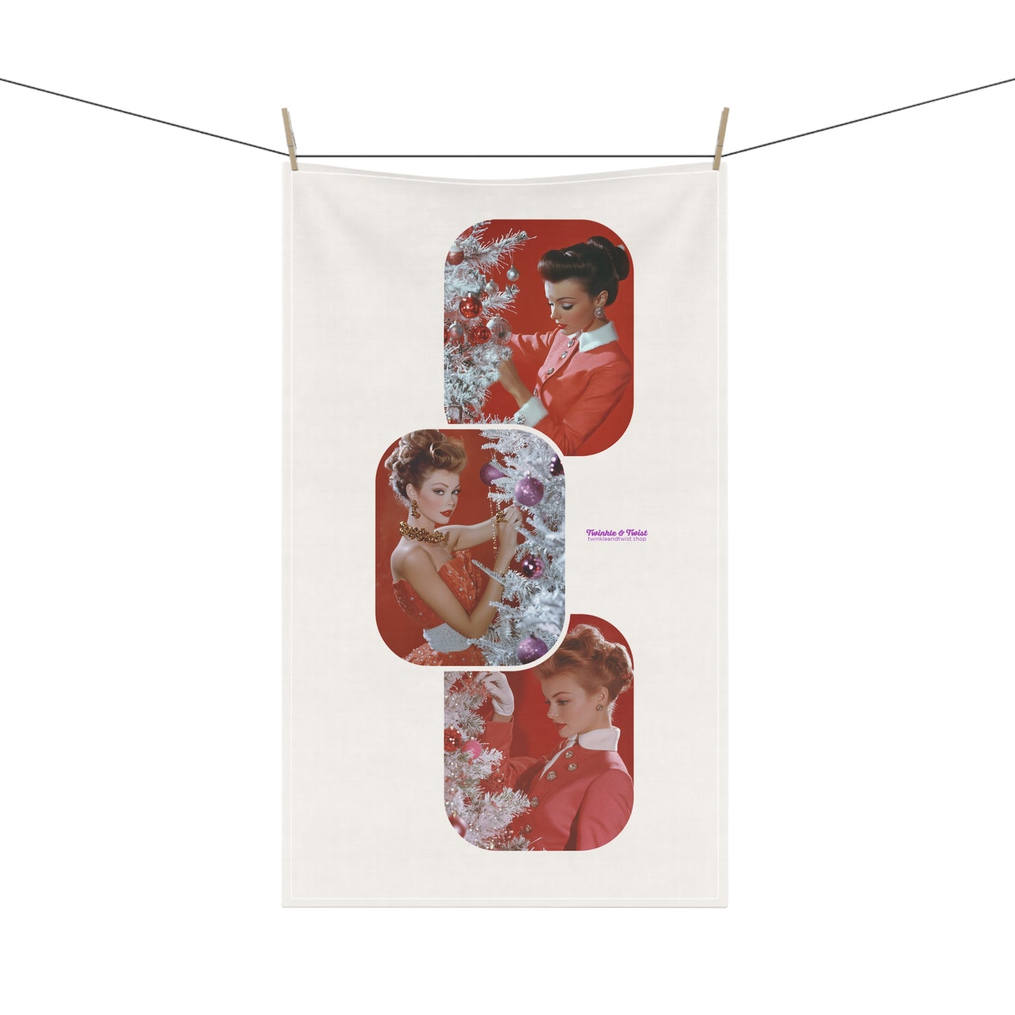 Merry & Bright Holiday Towel