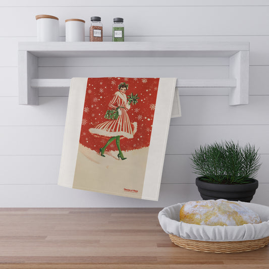 Retro Holiday Kitchen Towel